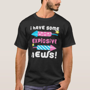 T-shirt 4 Juillet Grossesse Faire-part Attendu Mo