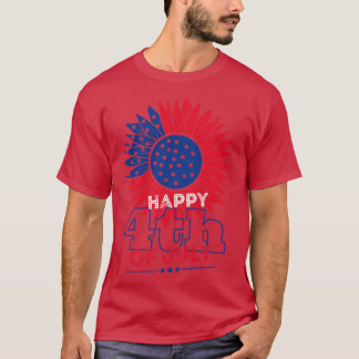 T-shirt 4 juillet heureux