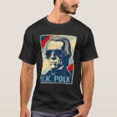 T-shirt 4 juillet James K Polk Est Mon Président Patriotiq (Devant)