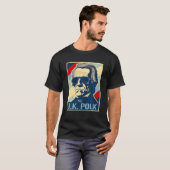 T-shirt 4 juillet James K Polk Est Mon Président Patriotiq (Devant entier)