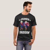 T-shirt 4 juillet James Madison Griddy James Griddin (Devant entier)