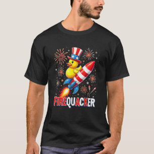 T-shirt 4 juillet Jour Patriotique Funny Flickr Canard G