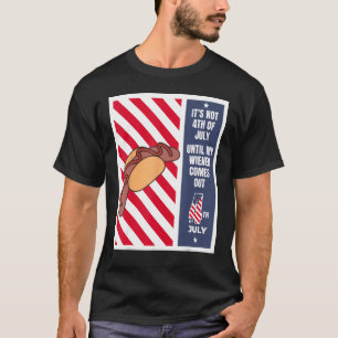 T-shirt 4 juillet jusqu'à ce que mon évier sorte 4 juillet