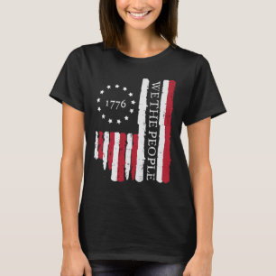 T-shirt 4 juillet Nous le peuple nous drapeau 1776 Hommes