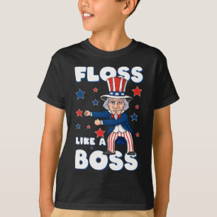 T-shirt 4 juillet Oncle Sam Floss Comme Un Garçon Garçons