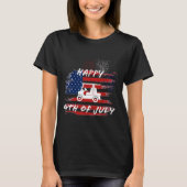 T-shirt 4 juillet Parade de Looping Golf Panier Ameri (Devant)