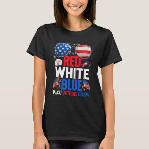 T-shirt 4 juillet Patriote de l'équipage de l'infirmière P