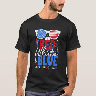 T-shirt 4 juillet Patriote de l'équipage de l'infirmière P