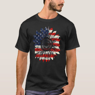 T-shirt 4 juillet Patriotique Mignonne Été Pour Les Femmes