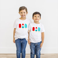 4 juillet Patriotique Popsicles Unisex