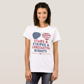 T-shirt 4 juillet Pro Choice - Stars Stripes Reproductive (Devant entier)