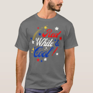 T-shirt 4 juillet Rouge Blanc Et Cool (5)