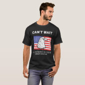 T-shirt 4 juillet sarcastique | Impossible d'attendre (Devant entier)