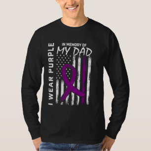 T-shirt 4 juillet Sensibilisation à l'Alzheimer Drapeau am