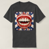 T-shirt 4 juillet Smile Dentiste (Design devant)