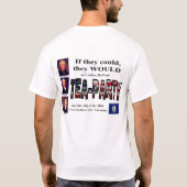 T-shirt 4 juillet thé Charlottesville VA (Dos)