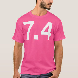 T-shirt 4 juillet typographie en texte blanc 1