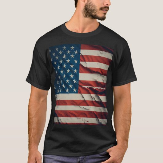 T-SHIRT 4 JUILLET USA (Devant)