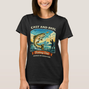 T-shirt 4 juillet Vie Liberté Pêche Drôle Pêche P