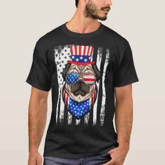 T-shirt 4 juillet vintage Drapeau USA garçons 4 juillet ho