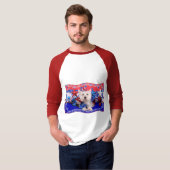 T-shirt 4 juillet - Westie - polo (Devant entier)