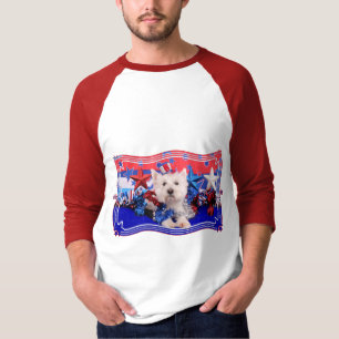 T-shirt 4 juillet - Westie - polo