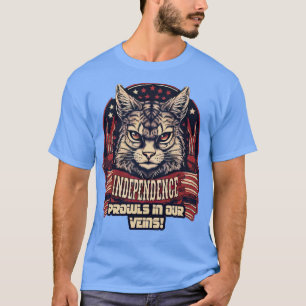 T-shirt 4 juillet'indépendance de Bobcat aux Etats-Unis