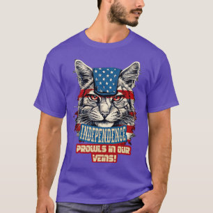 T-shirt 4 juillet'indépendance de Bobcat aux Etats-Unis