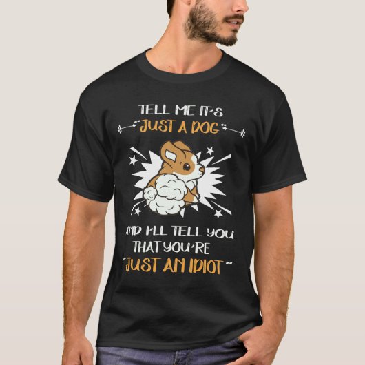 T-shirt 4 Juste Un Idiot (Devant)