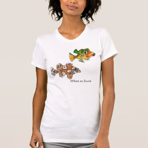 T-shirt 4 Poisson Carton mignon