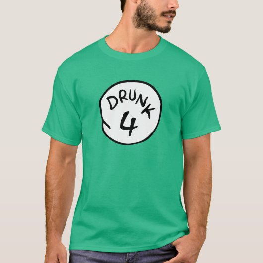 T-shirt 4 QUATRE ivre (Devant)