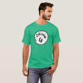 T-shirt 4 QUATRE ivre (Devant entier)