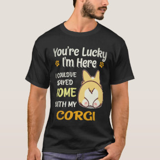T-shirt 4 Vous êtes un Corgi chanceux
