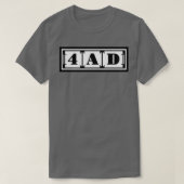 T-SHIRT 4AD (Design devant)