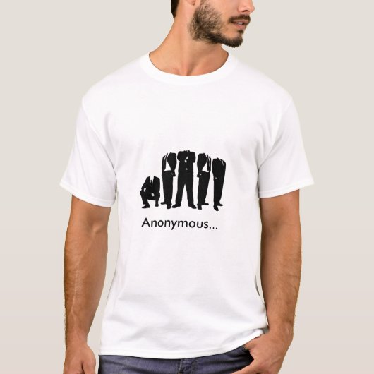 T-shirt 4chan anonyme (Devant)