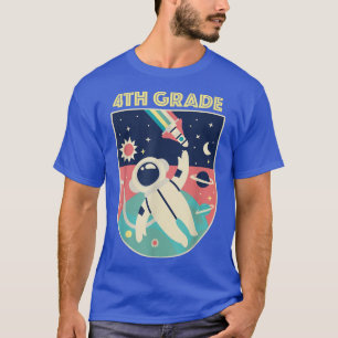 T-shirt 4e année Anniversaire Garçon Astronaut Tee - shirt