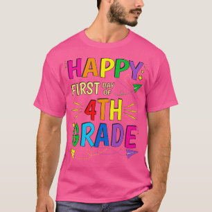 T-shirt 4e année Quatrième retour à l'école