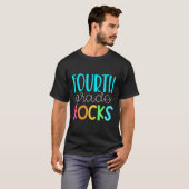T-shirt 4E Classe Enseignant 4E Grade Rocks (Devant entier)