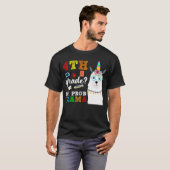 T-shirt 4e classe no prob llama (Devant entier)