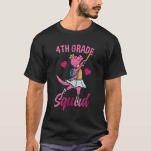 T-shirt 4e Classe Squad Ballet Retour À L'École Filles Vin