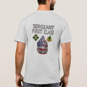 T-shirt 4e division d'infanterie Sergent de première class