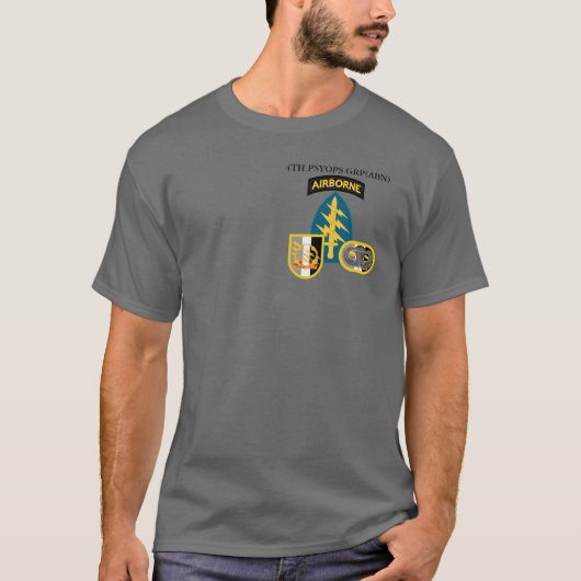 T-SHIRT 4E GROUPE PSYOPS (ABN)  (Devant)