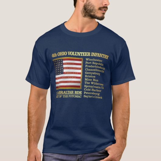T-shirt 4e Infanterie volontaire de l'Ohio (BH) (Devant)