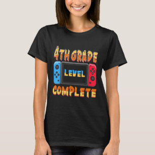 T-shirt 4e Niveau Terminé Dernier jour de l'école Gradua