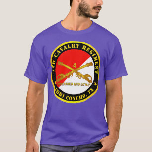 T-shirt 4e régiment de cavalerie Fort Concho TX Préparé et