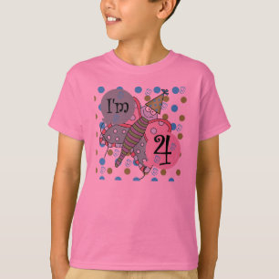 T-shirt 4ème anniversaire de papillon