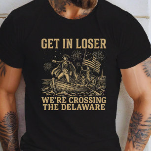 T-shirt 4ème Entrez les perdants Nous traversons le Delawa