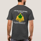 T-shirt 4ème Pièce en t de Division d'infanterie (Dos)