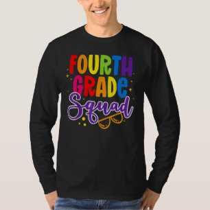 T-shirt 4ème Quatrième année Squad Bon retour à l'école En
