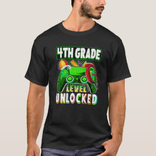 T-shirt 4Grade Niveau Unlocked 4Th Grader Graduation 202